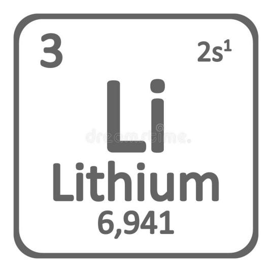 Lítio/metal de lítio CAS 7439-93-2